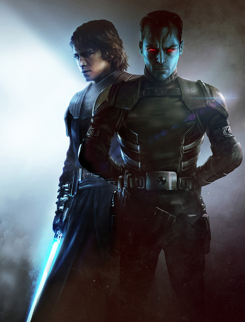 The Clone Wars-era artwork that will cover Thrawn: Alliances’ San Diego Comic-Con exclusive edition.